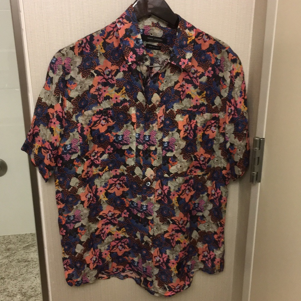 NWT Men's Marc Jacobs Floral button-down